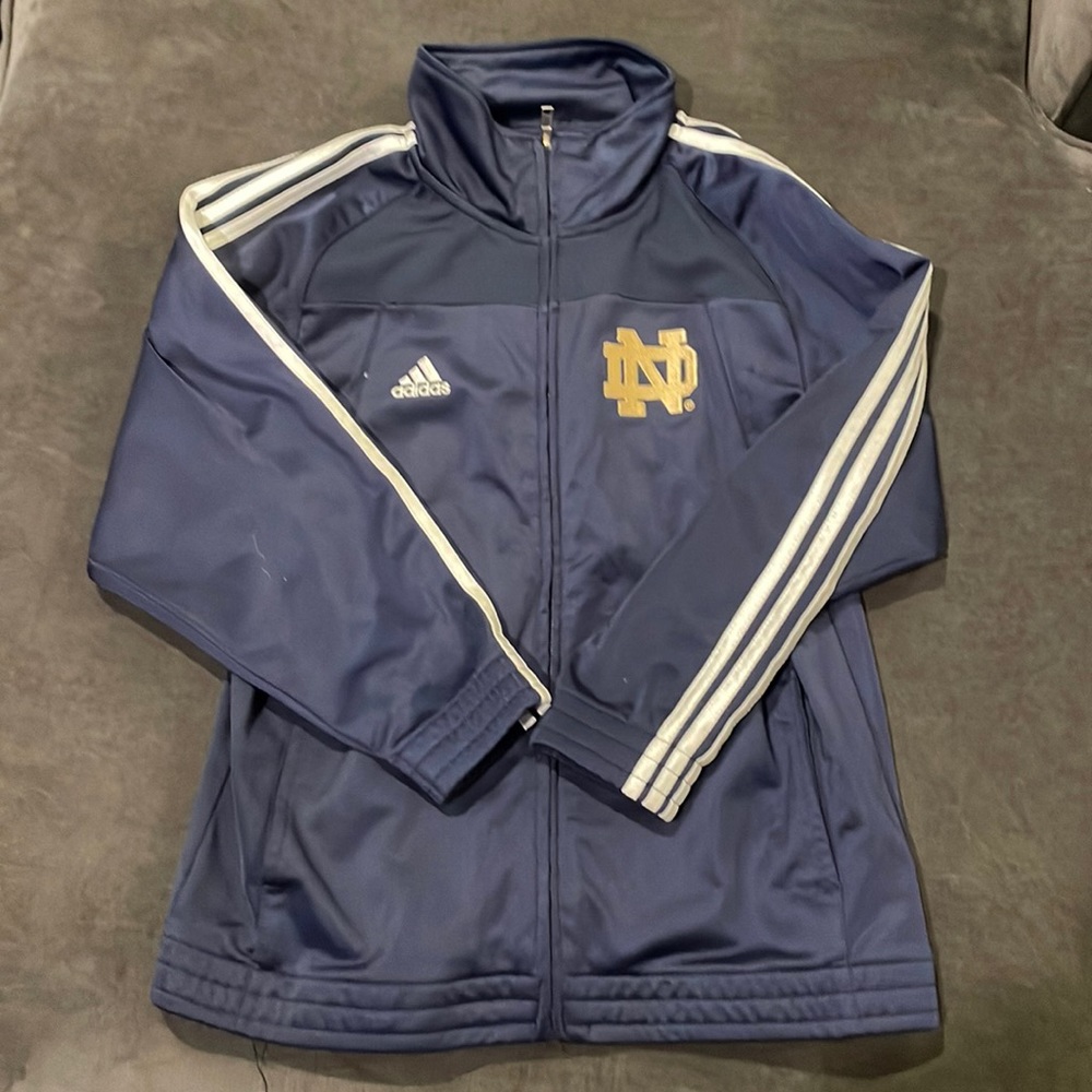 Adidas Notre Dame Full Zip Jacket. Youth.